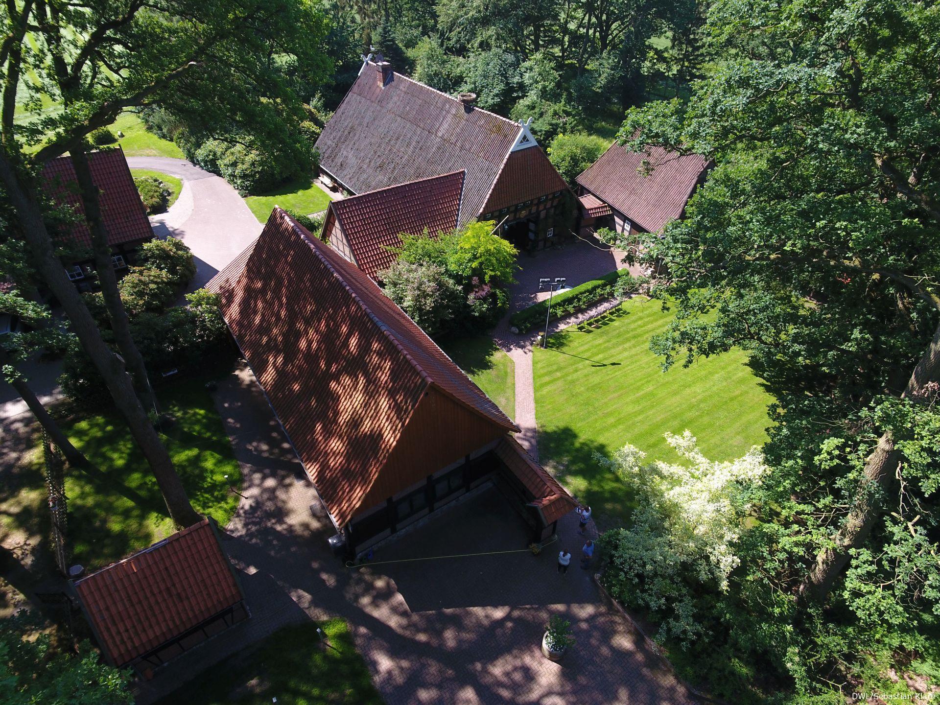 Freilichtbühne Eschbachtal von oben