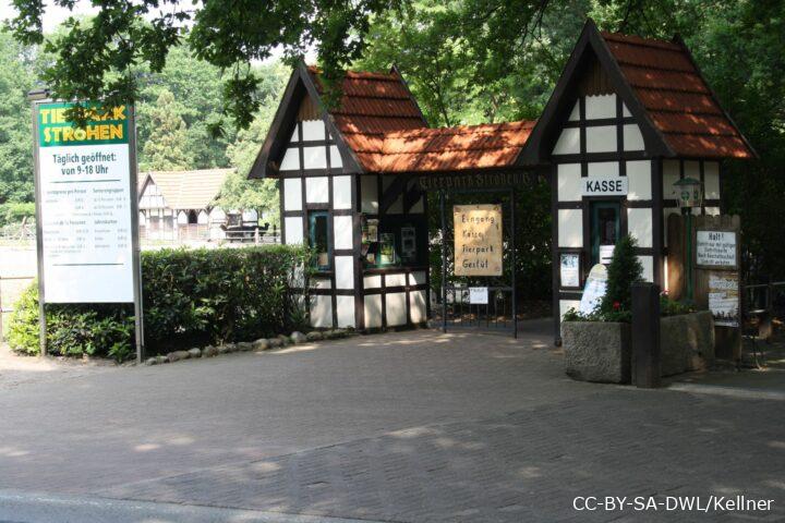 Haupteingang des Tierpark Ströhens