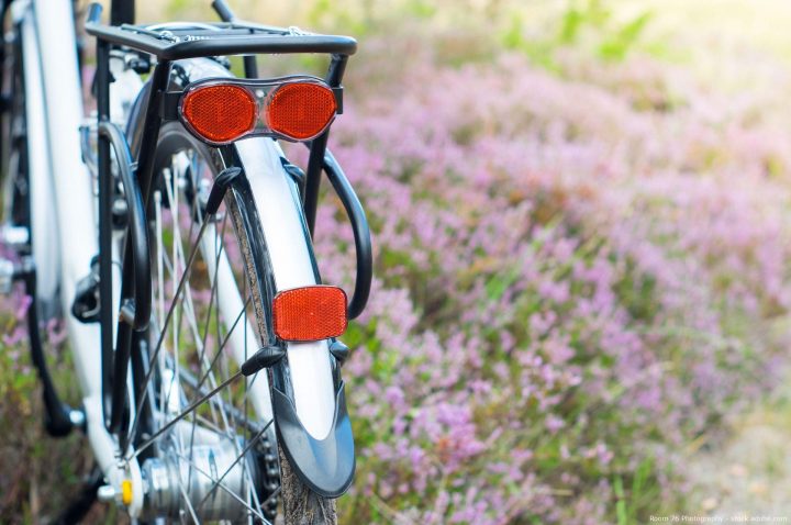 Fahrrad in der Heide