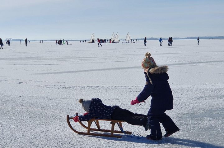 Dümmer im Winter mit Kindern