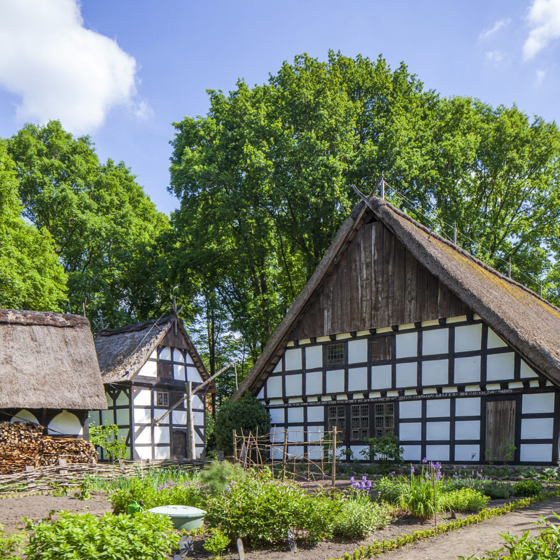 Bauerngarten beim Museumshof in Rahden